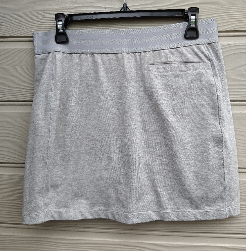 adidas Light Gray Athletic Skort